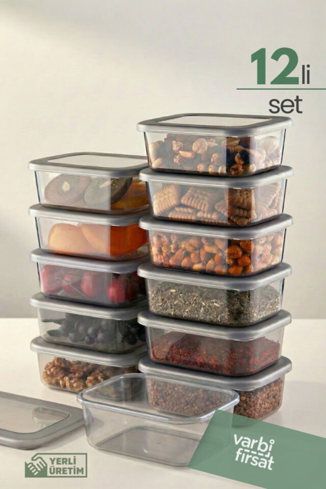 12'li Saklama Kabı, Kahvaltılık ve Erzak Kabı