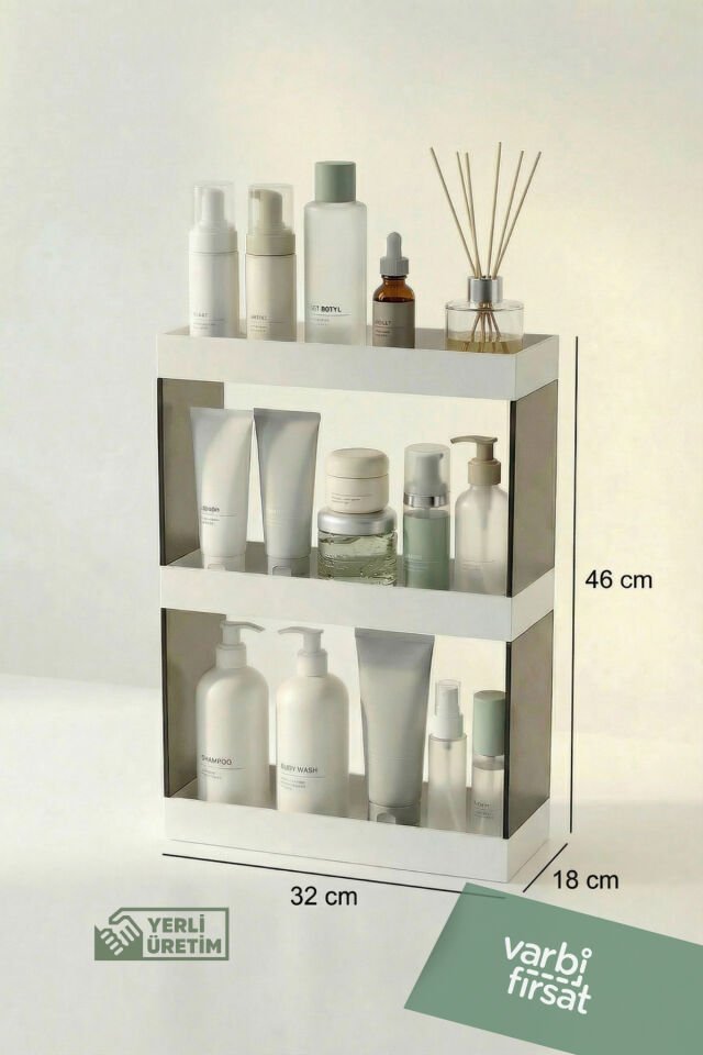 Makyaj, Takı Ve Bakım Ürünleri Organizeri Rafı Standı Çok Amaçlı Düzenleyici Saklama Seti